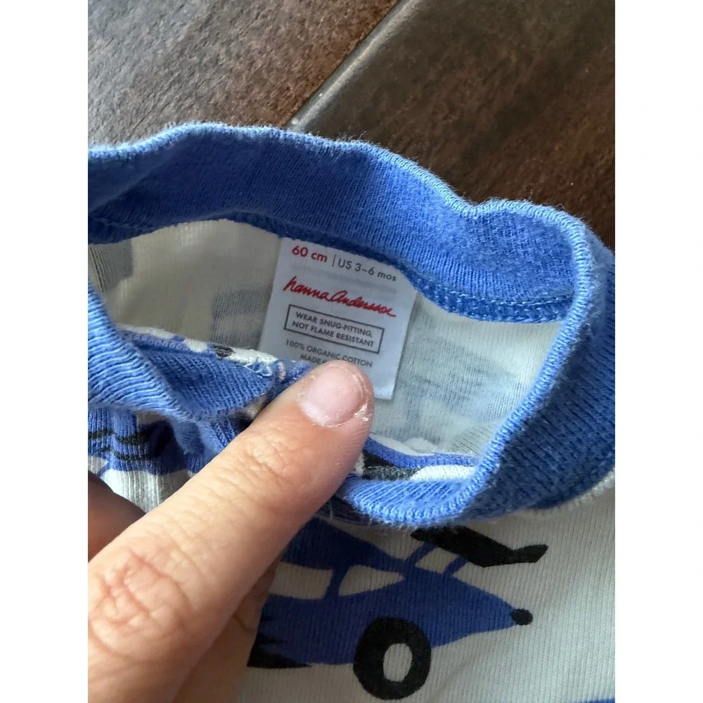 Hanna Andersson Baby Boys Race Car Organic Cotton Zip Up Sleeper Pajamas 3-6M